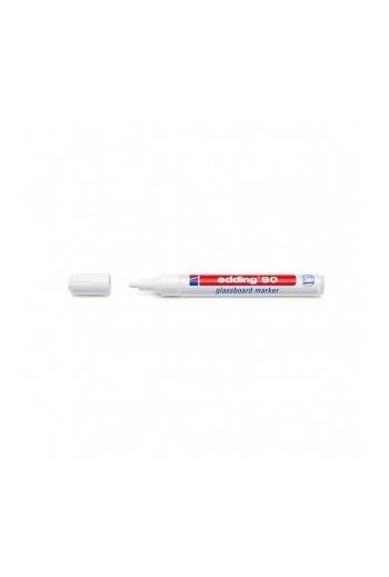 Marker for glass 2-3 mm (white) Edding Glassboard 90 (e-90/49) | Valeon